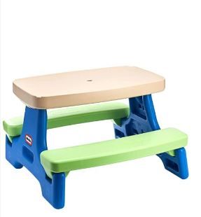 Photo 1 of Little Tikes Easy Store Jr. Kid Picnic Play Table & Fun