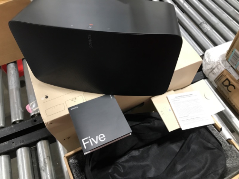 Photo 2 of Sonos Five - The High-Fidelity Speaker for Superior Sound - Black Speaker Black