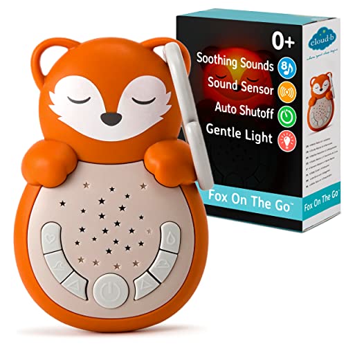 Photo 1 of Cloud B Travel Comforting Sound Machine W/Calming Light | 4 White Noise and 4 Lullabies | Re-Activating Smart Sensor | Sweet Dreamz Fox
