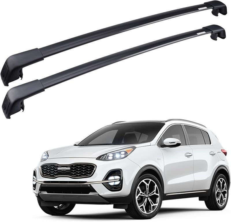 Photo 1 of Roof Rack Cross Bars for 2016 2017 2018 2019 2020 Sportage,Car Cargo Roof Racks for Rooftop Cargo Luggage Kayak Bicycles Canoe

