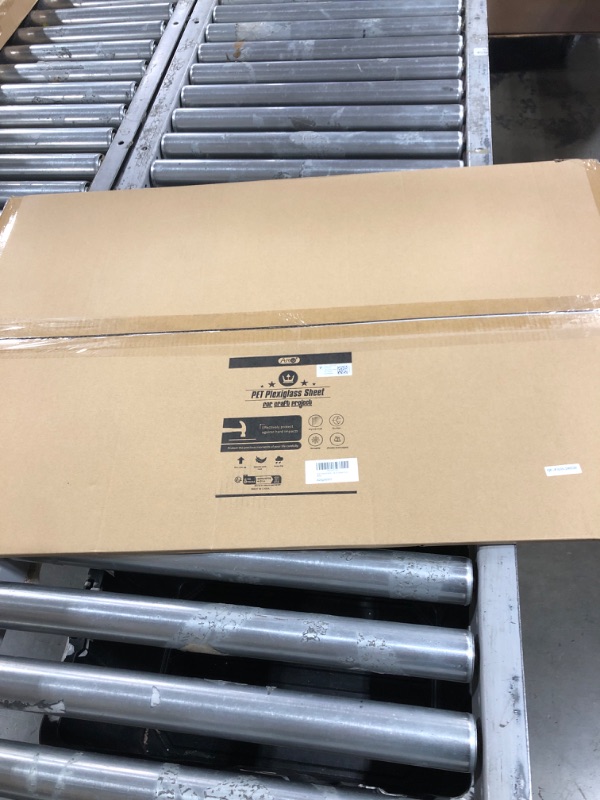 Photo 1 of Art3d 5-Pack of 24×36" PET/Plexiglass Sheets, Transparent Clear Flexible Plastic Sheet Panels for Craft, Picture Frames, Sign Blank, DIY Display Project 24" x 36", 1mm Thick 5