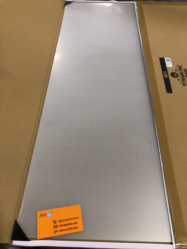 Photo 1 of Art3d 5-Pack of 24×36" PET/Plexiglass Sheets, Transparent Clear Flexible Plastic Sheet Panels for Craft, Picture Frames, Sign Blank, DIY Display Project 24" x 36", 1mm Thick 5