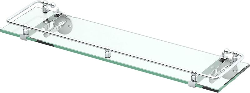 Photo 1 of Gatco 1438C Glass Railing Shelf, Chrome
