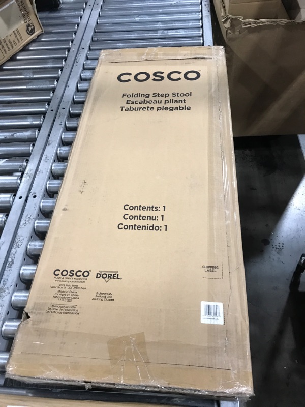 Photo 1 of COSCO 2-Step Kitchen Stepper™ Adult Folding Step Stool, Kids Folding Stepper, Navy