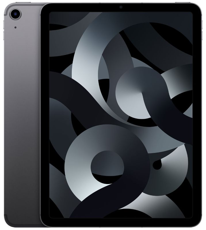 Photo 1 of Apple - 10.9-Inch iPad Air (5th Generation) M1 Wi-Fi + Cellular - 64GB - Space Gray (Unlocked)
