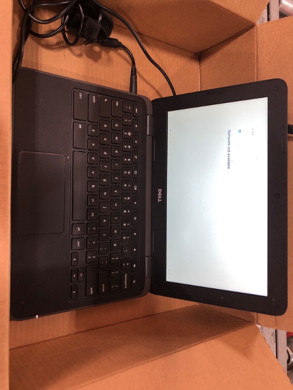 Photo 2 of Dell 11'' HD IPS Chromebook, Intel Celeron Processor Up to 2.40GHz, 4GB Ram, 16GB SSD, Super-Fast WiFi, Chrome OS, Dale Black (Renewed)