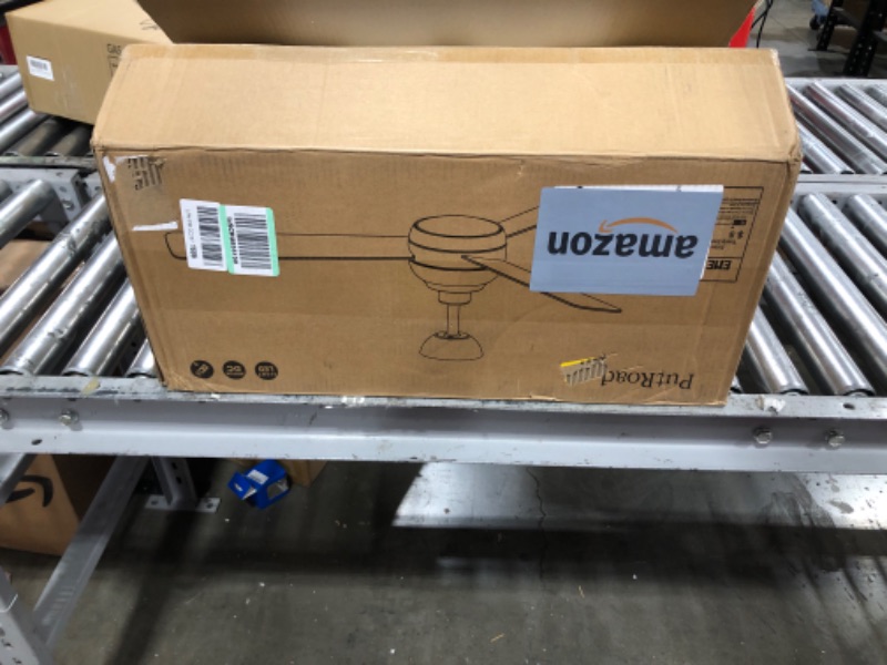 Photo 1 of 52 Inch Ceiling Fans with Lights, Brushed Nickel Ceiling Fan with Light and Remote Control, Dimmable 6 Speeds DC Reversible Quiet Modern Ceiling Fan for Bedroom, Living Room, Patio 52 inch Brushed Nickel