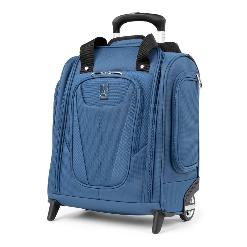 Photo 1 of Travelpro Maxlite 5 Softside Lightweight Rolling Underseat Compact Carry-On Upright 2 Wheel Bag, Men and Women, Ensign Blue, 15-Inch