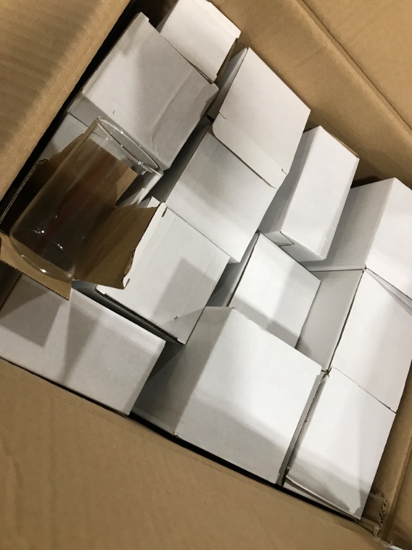 Photo 1 of TURSTIN 20 Pieces Glass Cylinder Vase Bulk Tall Clear Vases for Centerpieces Wedding Decorations Hurricane Flower Glass Candle Holder 4,6,8,10 Inch Mother's Day Party Home Table Decor