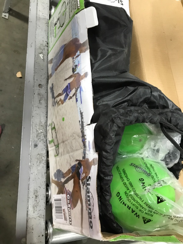 Photo 1 of GoSports Slammo Game Set (Includes 3 Balls, Carrying Case and Rules) - Outdoor Lawn, Beach & Tailgating Roundnet Game for Kids, Teens & Adults