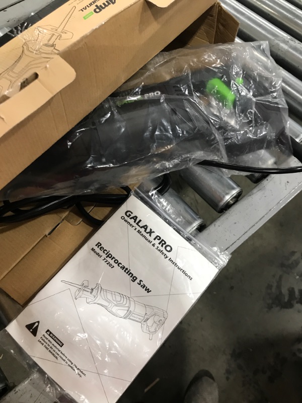 Photo 1 of GALAX PRO Reciprocating Saw, GALAX PRO 7.5 Amp Variable Speed Corded Reciprocating Saw with1-1/8(28mm) Stroke Length, 2800SPM and 6