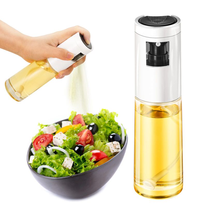 Photo 1 of NA Oil Sprayer for Cooking, Food-grade Olive Oil Sprayer Mister Dispenser Bottle , 120ml Portable Oil Spritzer, Premium Kitchen Gadgets Widely used for Air Fryer, BBQ, Grilling