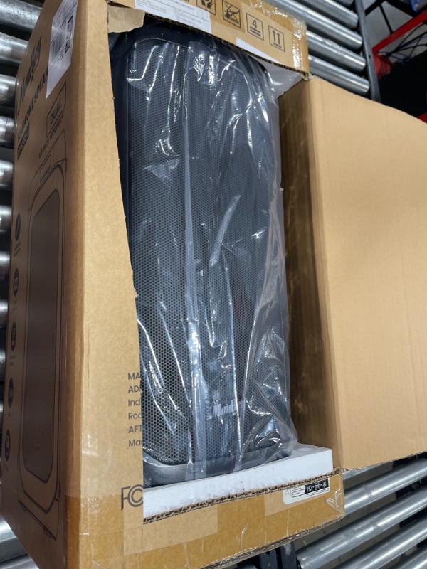 Photo 1 of Moukey Karaoke Machine for Adults, Dual 6.5" Woofer Party Speaker with Disco Lights & 2 UHF Wireless Microphones, Portable Bluetooth PA System with Echo Adjustment, Support TWS/AUX/USB/TF/FM, MHs265-1 Double 6.5" Woofer