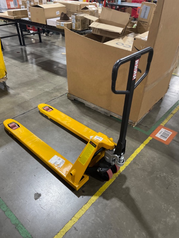 Photo 3 of Manual Pallet Jack Truck, Industrial Hand Pallet Truck 48" Lx21'' W Forks 5500lbs Capacity 48" Lx21''-5500LBS