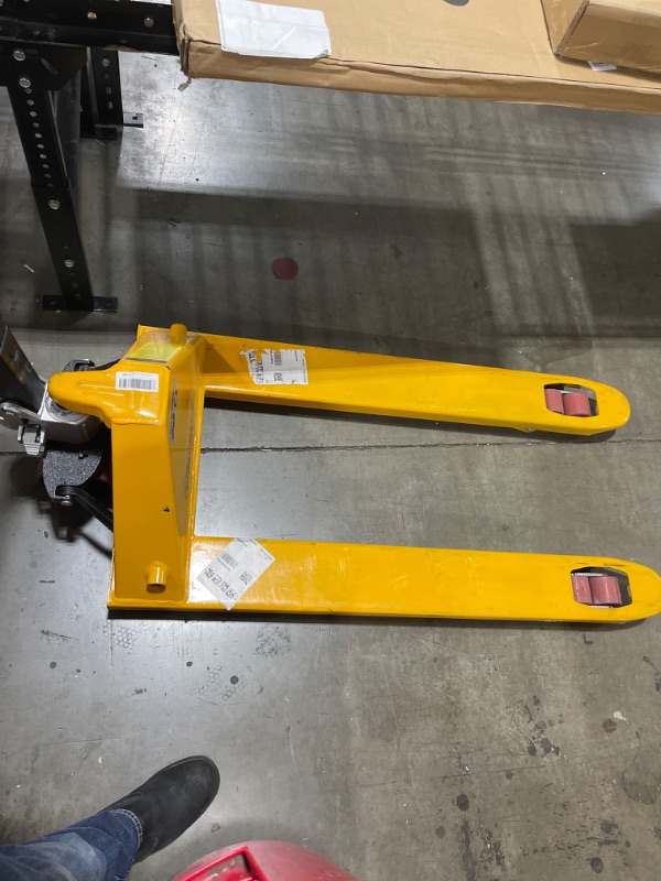 Photo 4 of Manual Pallet Jack Truck, Industrial Hand Pallet Truck 48" Lx21'' W Forks 5500lbs Capacity 48" Lx21''-5500LBS