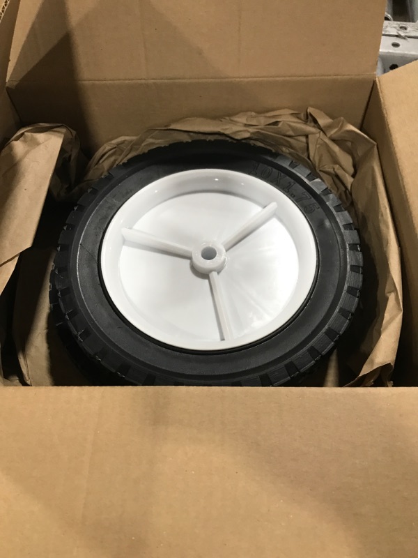 Photo 2 of 
Parts Camp 10 inch Plastic Wheel Fits Oregon 72-110 hand trucks, lawnmowers, utility carts, radio flyer wagon, Lawn Sprayer, Trash Can, BBQ Grill Universal Wheel 9615
