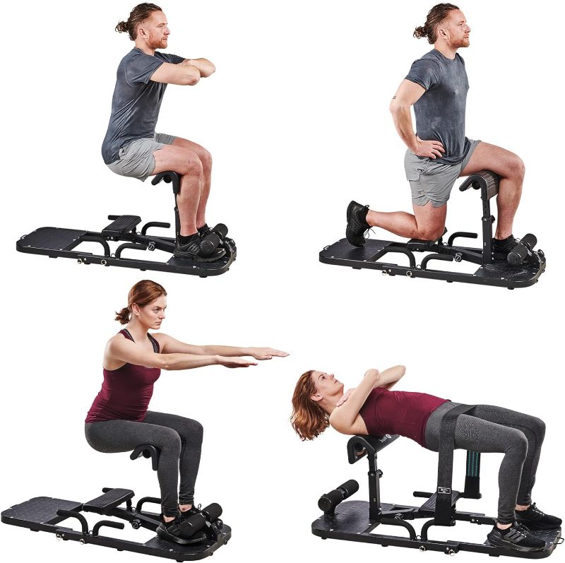 Photo 1 of Lifepro GluteBlast Hip Thrust Machine - Premium Squat & Glute Machine Workout Equipment for at Home Gym with Resistance Bands - Multipurpose Glute Bench Targets Glutes, Hips & Thighs
