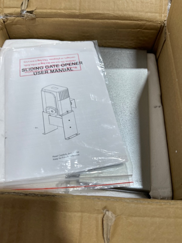 Photo 1 of CO-Z Automatic Sliding Gate Opener with 2 Remote Controls, Electric Rolling Driveway Slide Gate Motor, Complete Gate Operator Hardwa