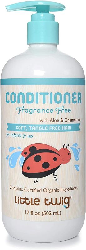 Photo 1 of Little Twig Conditioner, Natural Plant Derived Formula, Fragrance Free, 17 fl oz. 17 Fl Oz (Pack of 1) Fragrance Free