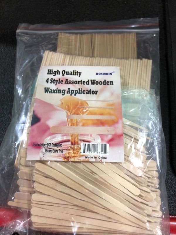 Photo 1 of 4 Style Assorted Wooden Waxing Applicator