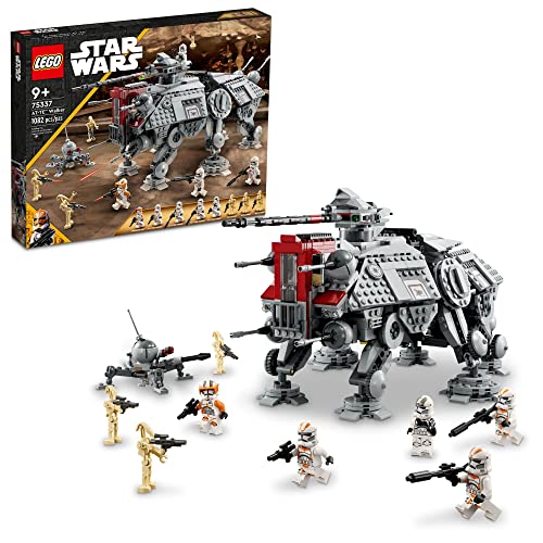 Photo 1 of  LEGO Star Wars at-TE Walker 75337 Poseable Toy Revenge of the Sith Set Gift for Kids with 3 212th Clone Troopers Dwarf Spider & Battle Droid Figure 