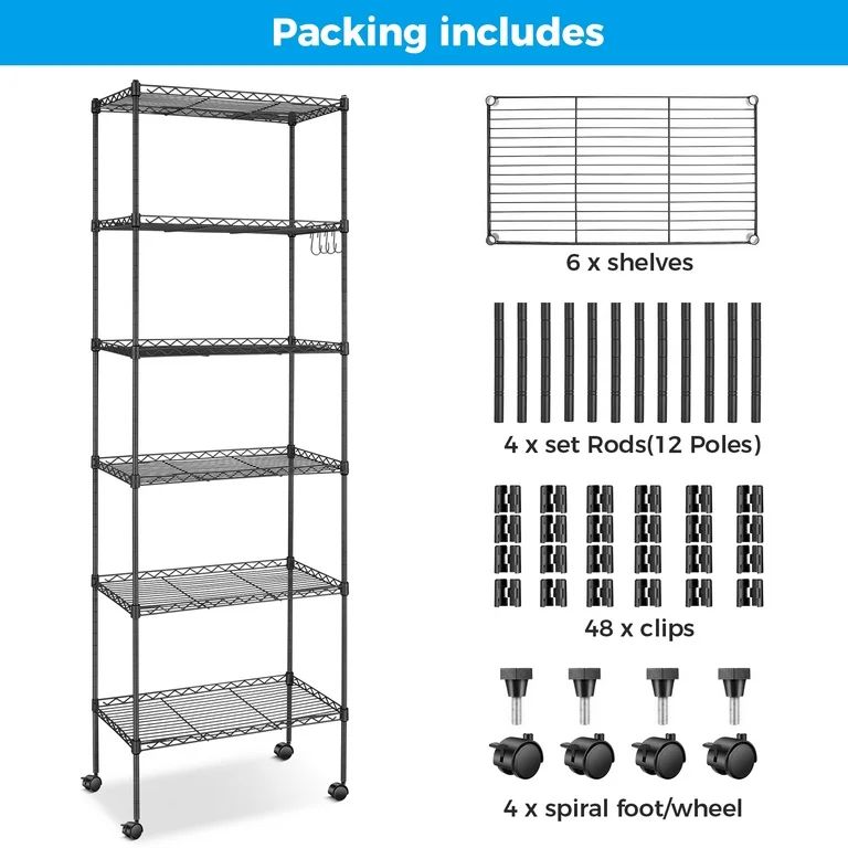 Photo 1 of 6 SHELF STORAGE UNIT, BLACK, STOCK IMAGE FOR REFERENCE ONLY