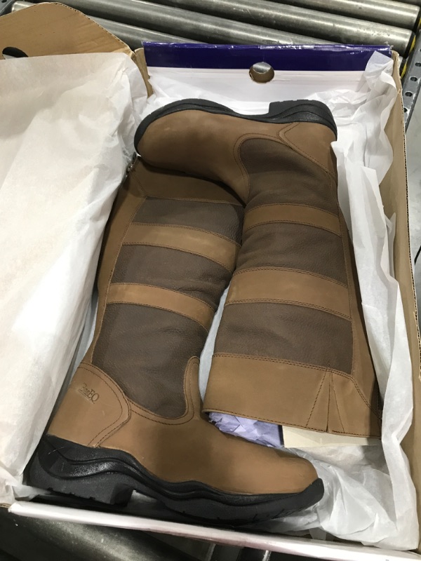 Photo 2 of  BasEQ Lindsey Women’s Back Zip Lifestyle Boots Brown SIZE 10 