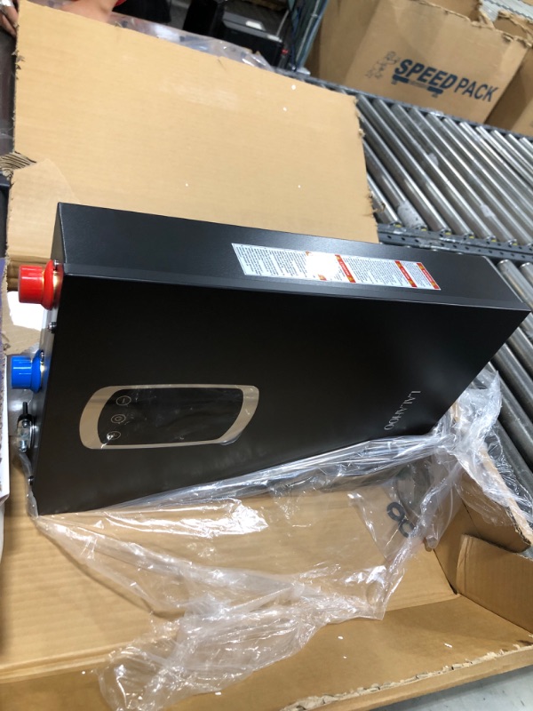 Photo 1 of Tankless Water Heater Electric, Electric Water Heater 18kW 240V,Self Modulates to Save Energy Use Tankless Water Heater,Black Water Heater for Shower with LED Display,Instant Hot Water Heater
