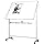 Photo 1 of Mobile Whiteboard with Stand, 48x 36 Inch Double Sized Writing Dry Erase Board, Magnetic Large White Board (36x48 inch)