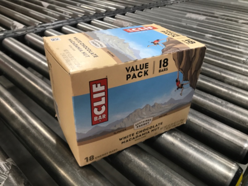 Photo 2 of  CLIF Bar White Chocolate Macadamia Nut Energy Bars - 43.2oz/18pk BEST BY 29 DEC 2029