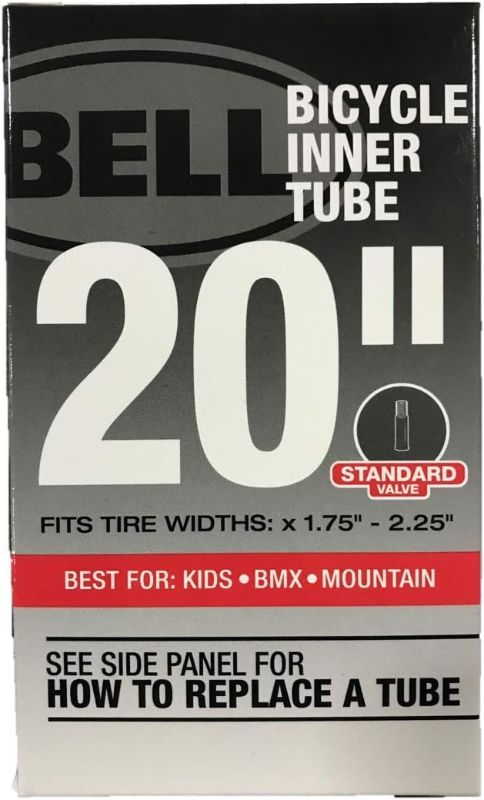 Photo 1 of 2pk of Bell 20-Inch Universal Inner Tube, Width Fit Range 1.75-Inch to 2.25-Inch, Schrader
