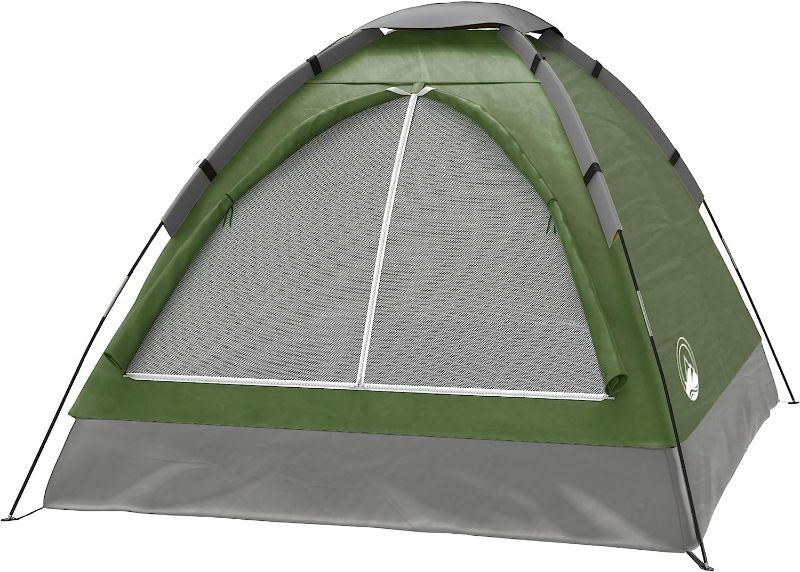 Photo 1 of 2-Person Dome Tent – Easy Set Up Shelter with Rain Fly and Carry Bag for Camping, Beach, Backpacking, Hiking, and Festivals by Wakeman Outdoors
