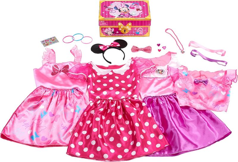 Photo 1 of Disney Junior Minnie Mouse Bowdazzling Dress up Trunk Set, 21 Pieces - Multi
