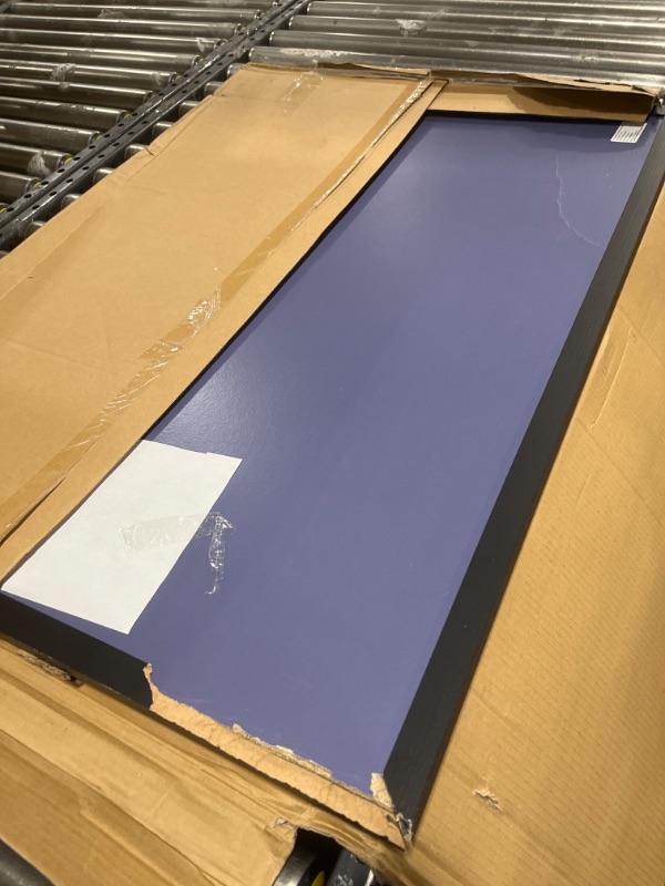 Photo 3 of Amazon Basics Magnetic Dry Erase White Board, 35 x 23-Inch Whiteboard - Black Wooden Frame 23"x35" Magnetic, Wood Frame