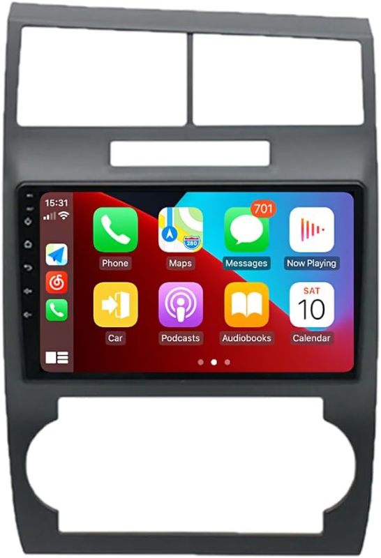 Photo 1 of for Dodge Charger Radio 2006 2007 Magnum 2005 2006 2007 Car Stereo GPS Navigation Android Auto Carplay Wireless DVD Player Head Unit (4GB RAM+64GB ROM)
