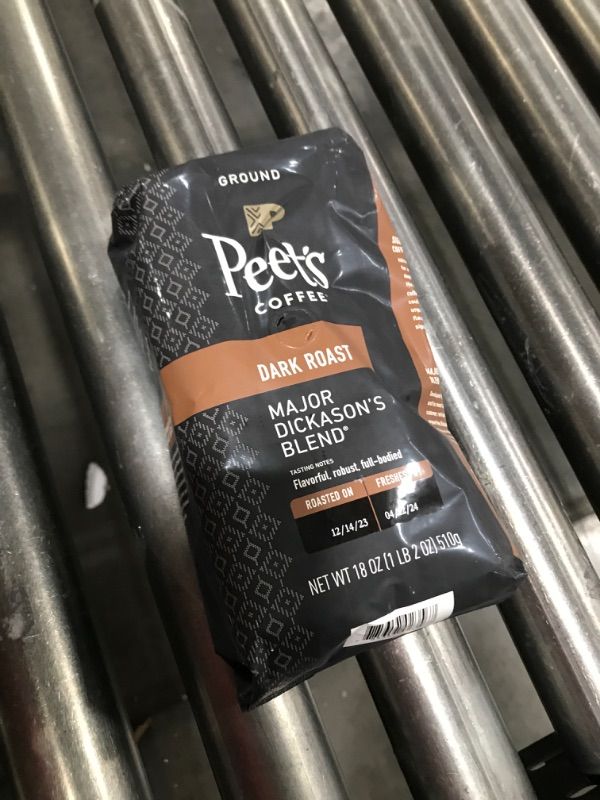Photo 1 of  Peet's Major Dickason Dark Roast Ground Coffee - 18oz, BEST BY 12 APR 2024