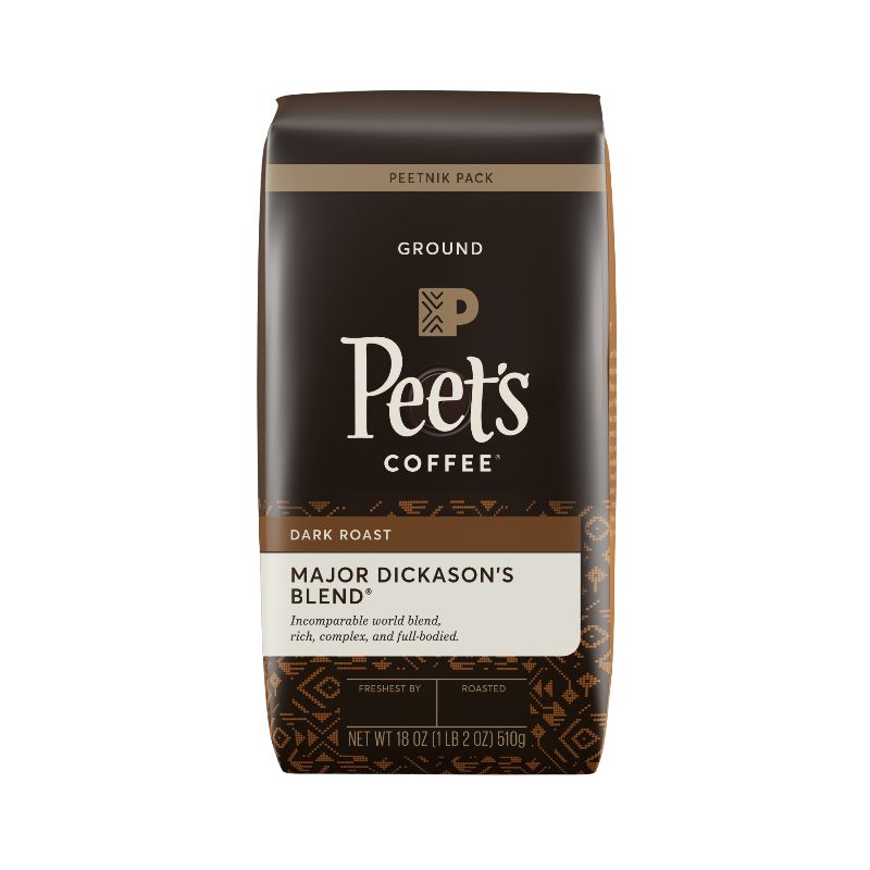 Photo 1 of  Peet's Major Dickason Dark Roast Ground Coffee - 18oz, BEST BY 12 APR 2024