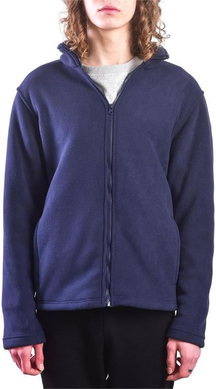 Photo 1 of Mens Fleece Jacket, Full Zip Fleece Jacket Men's Winter Coat, Unisex Fleece Hoodie, Zip-Up Sweatshirt for Men & Women --- SIZE XL