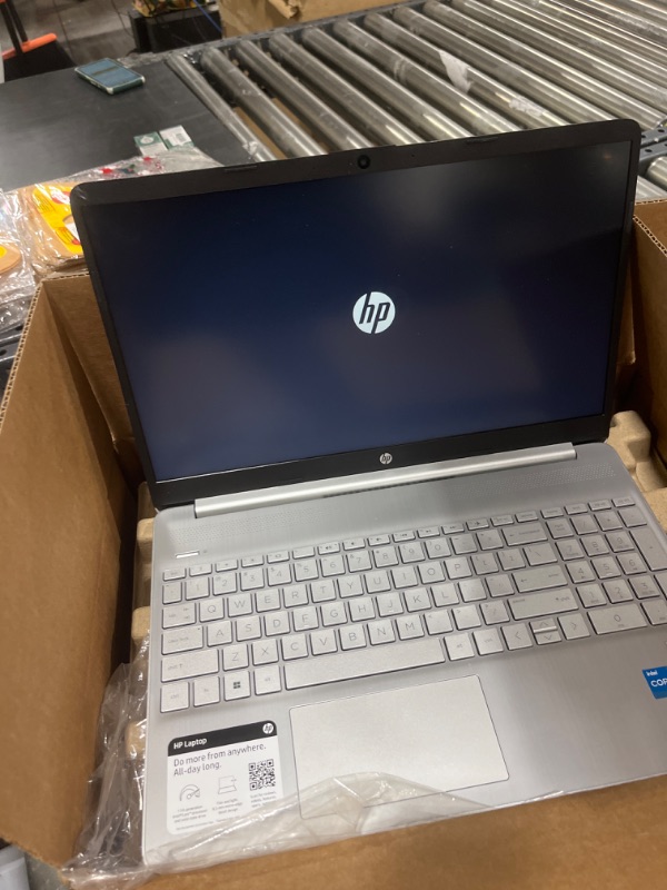 Photo 3 of HP 2024 Premium 15'' HD IPS Laptop, Intel 11th Gen i3 Processor Up to 4.10GHz, 12GB RAM, 256GB NVME SSD, Super-Fast WiFi, HDMI, SD Slot, Windows 11(Renewed), Silver