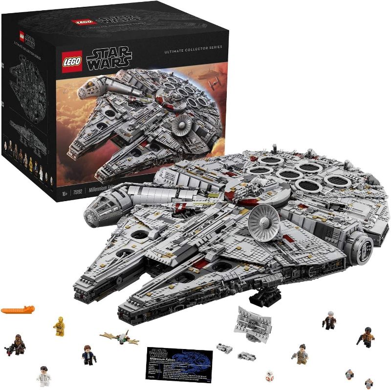 Photo 1 of  LEGO Star Wars Ultimate Millennium Falcon 75192 - Expert Building Set and Starship Model Kit, Movie Collectible, Featuring Classic Figures and Han Solo's Iconic Ship, Best Gift for Adults 