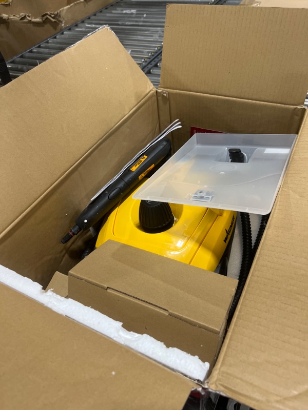 Photo 2 of Wagner Spraytech C900054 905e AutoRight Multi-Purpose Steam Cleaner, 12 Accessories Included, Power Steamer for cleaning, Color May Vary
