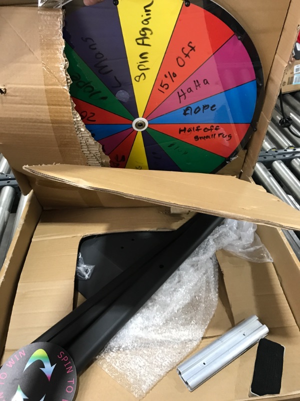 Photo 1 of Tabletop Spinning Prize Wheel 