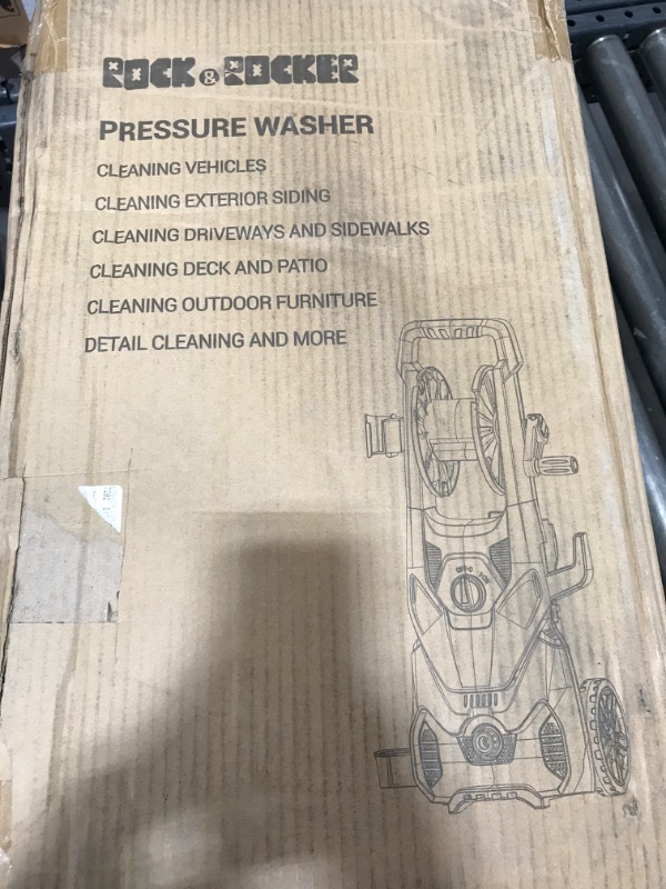 Photo 1 of Electric Pressure Washer 4000 PSI - Max 2.5 GPM Power Washer with 20FT Hose, 35FT Cord, 4 Nozzles & 500ML Foam Cannon for Cars, Fences, Patios