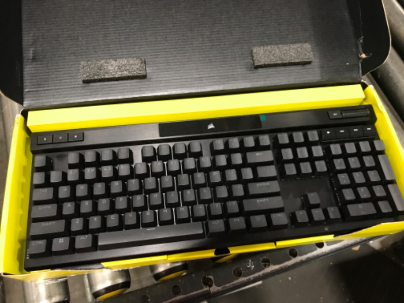 Photo 1 of Corsair K70 RGB PRO Mechanical Gaming Keyboard - Cherry MX Brown Keyswitches - 8,000Hz Hyper-Polling - Durable PBT Double-Shot Keycaps - Magnetic Soft-Touch Palm Rest - Black (QWERTY - NA Layout) K70 RGB PRO MX BROWN (Tactile)