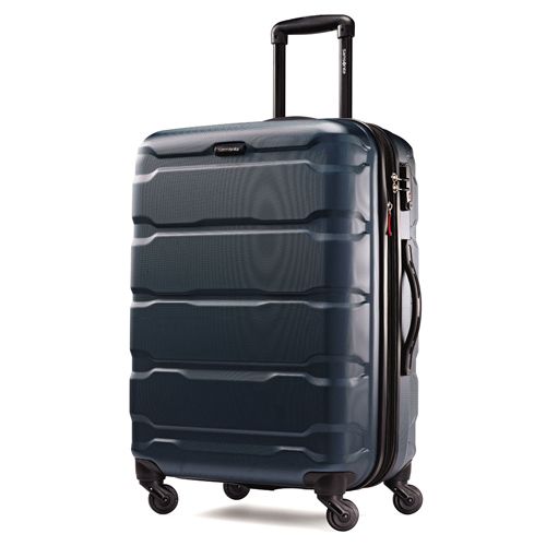 Photo 1 of Samsonite Omni PC Polycarbonate 4-Wheel Spinner Luggage, Teal (68309-2824) | Quill
