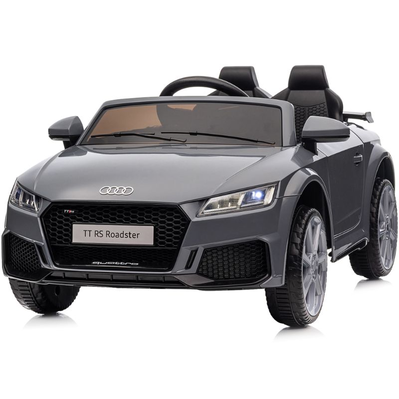 Photo 1 of Outfunny Kids Ride On Car, Licensed Audi TT 12V Electric Car Toy with Remote, LED Light - Gray
