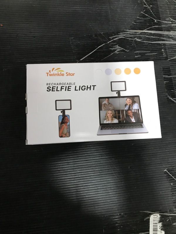 Photo 2 of 96 LED Phone Light, Selfie Light with Front & Back Clip, 5 Color 10 Adjustable Light Modes, Rechargeable Portable Light for Phone, Laptop, Makeup, TikTok, Vlog, Video Conference, Photography