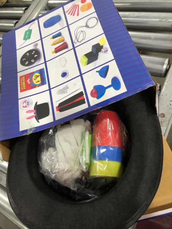 Photo 1 of Magic Tricks-Magic Kit for Kids Age 6-8,Magic Set with Magician Costume,Magic Wand, for Kids Boys Girls Ages 6 7 8 9 10 11 12 Advanced