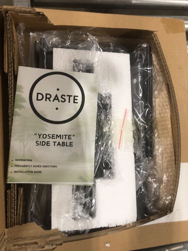 Photo 1 of Unique Side Table, Narrow End Tables Living Room Furniture, Square Nightstand Bedside Table, Modern Side Tables Bedroom Furniture, Thin Small Side Table, Skinny Slim Nightstand Table for Living Room