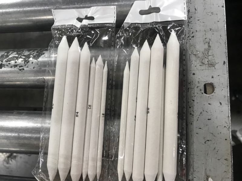 Photo 1 of Blending Stump and Tortillion Set Paper Art Blenders Shading Drawing Supplies Blending Pencil Sketch Drawing Tools for Student Artist Markers